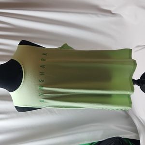 Gymshark Athleisure Green Muscle Tee Wicking Technology  Apparel